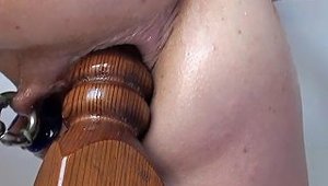 Extreme Anal Fucking Insertions Fisting Self Bedpost